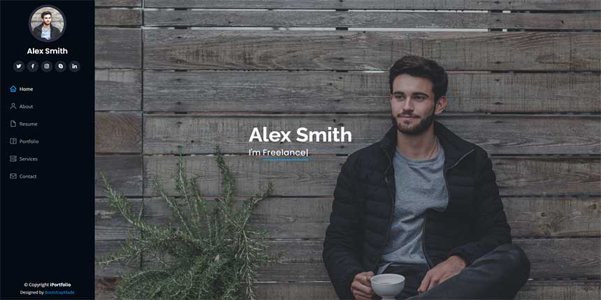 基于Bootstrap个人博客网站模板