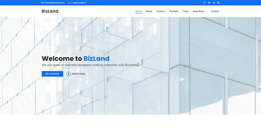 bootstrap商业模板