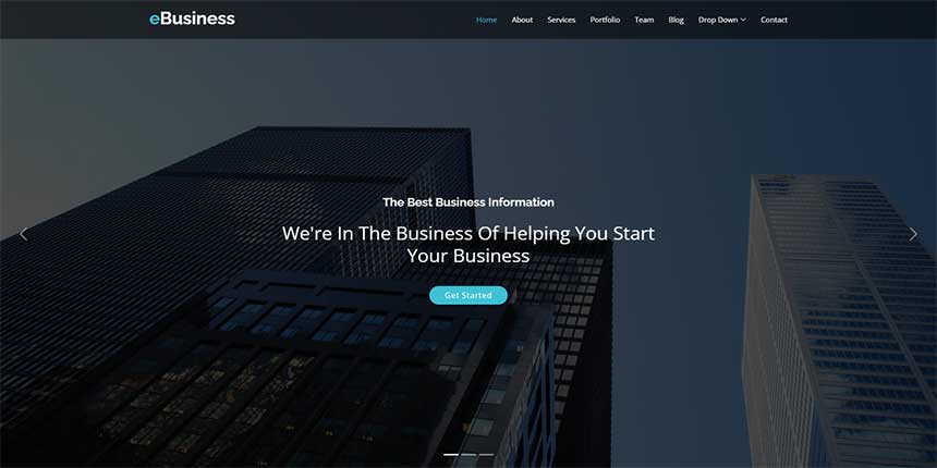 企业级电子商务bootstrap自适应网站模板