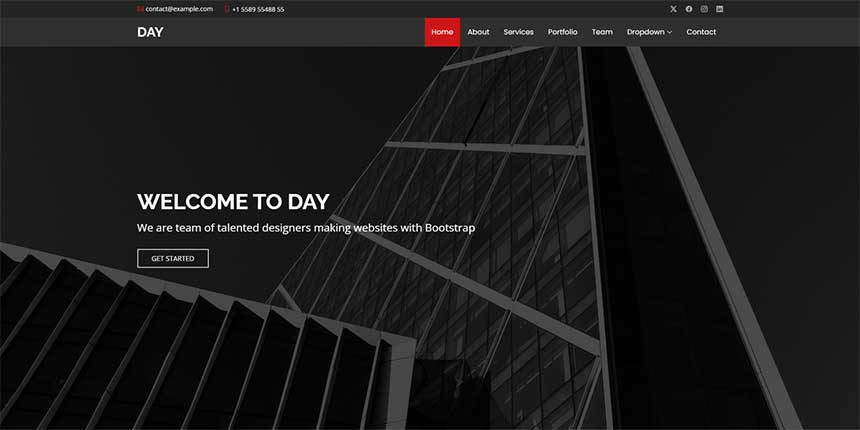 多用途HTML网站模板