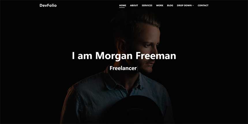 基于Bootstrap的简历模板