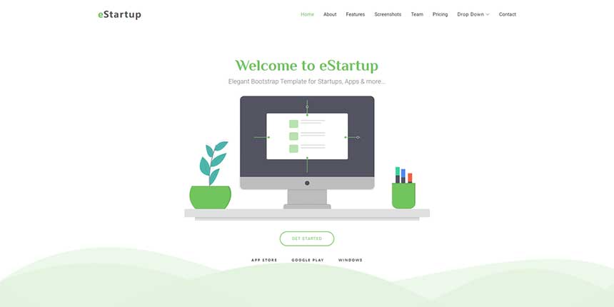 基于Bootstrap的登录页面网站模板