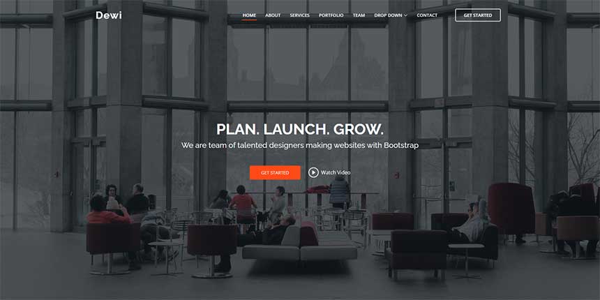 免费多用途HTML自适应网站模板