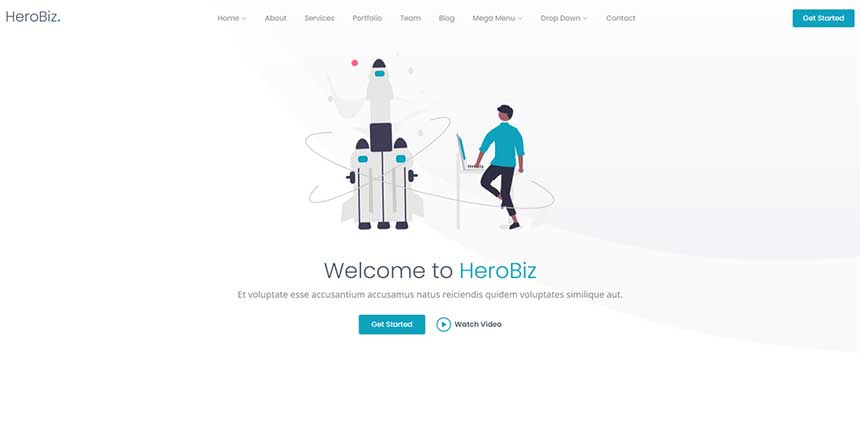 Bootstrap商业自适应网站模板