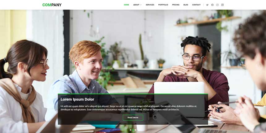 免费商业Bootstrap自适应网站模板