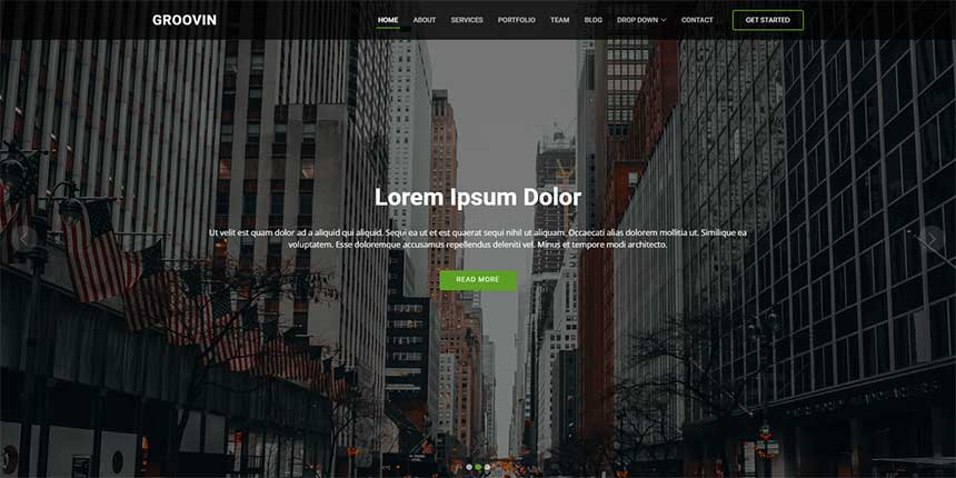 免费的自应应Bootstrap主题网站模板
