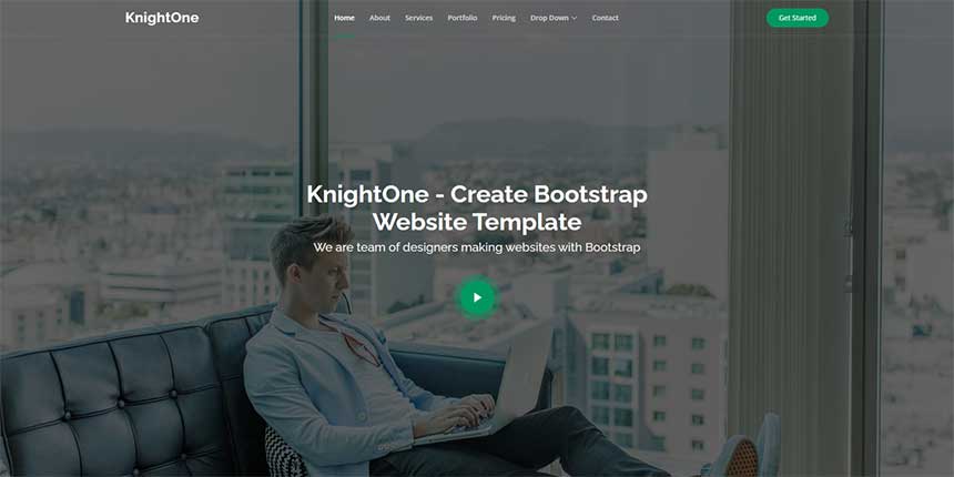 单页式Bootstrap自适应网站模板 单页式Bootstrap自适应网站模板