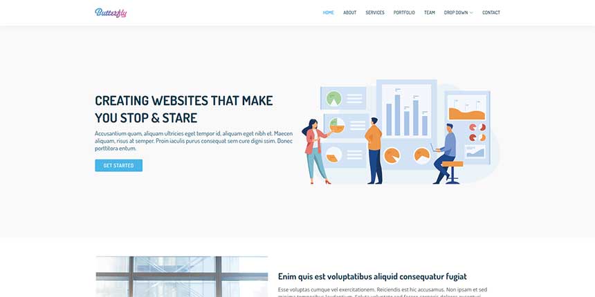 多功能 Bootstrap 自由模板